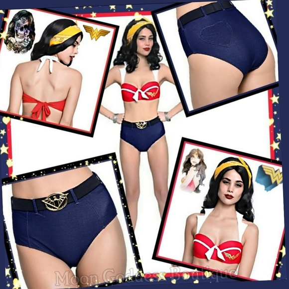 wonder woman in a bikini
